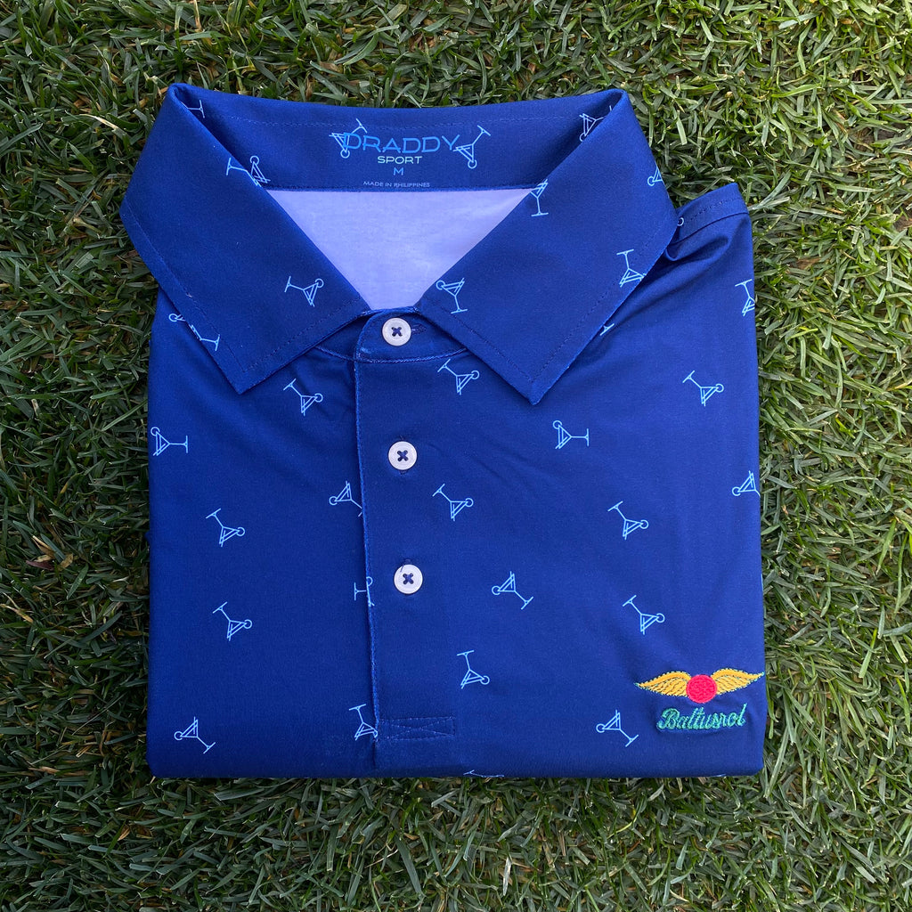 Navy Martini Polo by B. Draddy