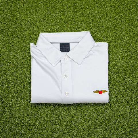 Dunning Performance Solid Short Sleeve Polo Members Only