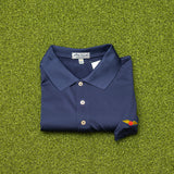 Peter Millar Solid Short Sleeve Polo Members Only