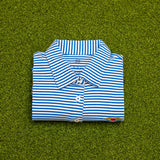 Renwick Ladies Striped S/S Cotton Polo Members Only